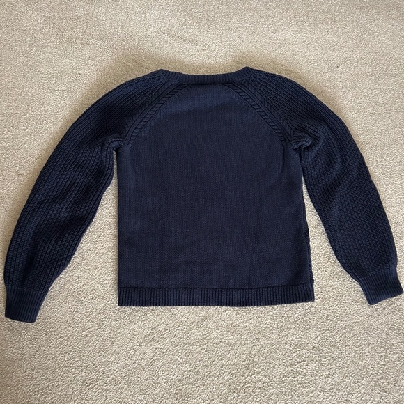 Talbots Navy sweater - Picture 2 of 2